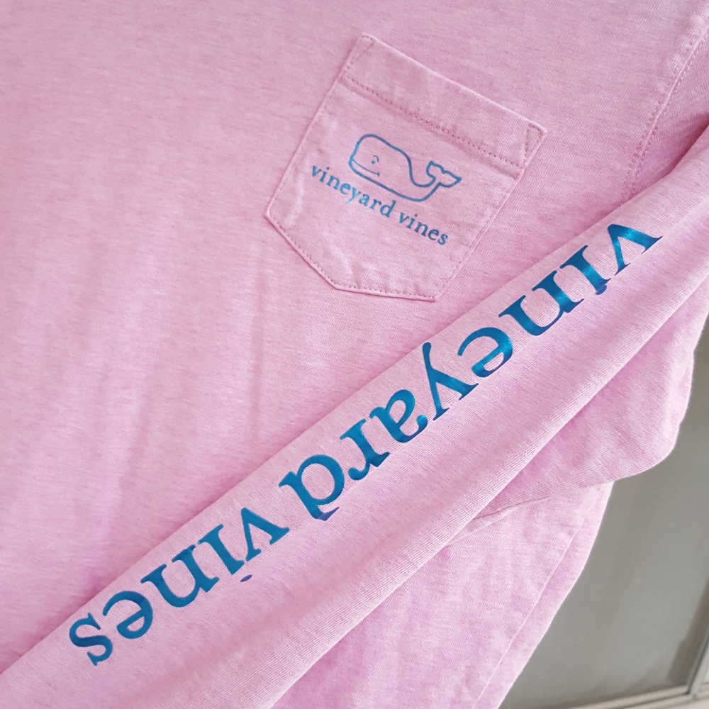 XL [M] 100% COTTON PINK VINEYARD VINES HOODIE TOP